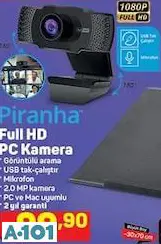 PİRANHA FULL HD PC KAMERA PİRANHA FULL HD PC KAMERA